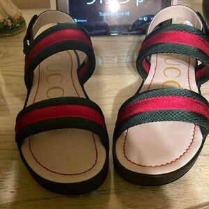 “It’s Gucci” Brand New Webb sandals - Size 34